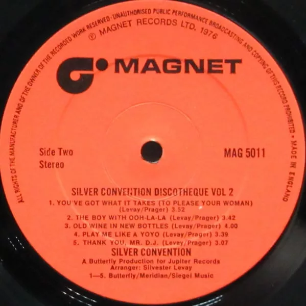 Silver Convention: Discotheque Volume 2: Cassette Silver Convention: Discotheque Volume 2: Cassette