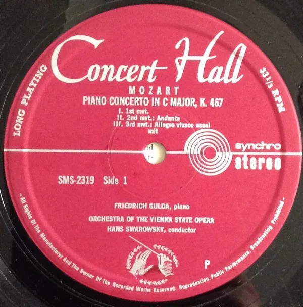 Mozart, Friedrich Gulda, Orchester Der Wiener Staatsoper, Hans Swarowsky - Zwei Klavierkonzerte (K.467 & K.595) 3 Mozart, Friedrich Gulda, Orchester Der Wiener Staatsoper, Hans Swarowsky - Zwei Klavierkonzerte (K.467 & K.595) - Image 3