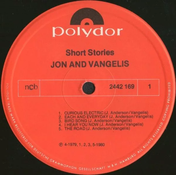 Jon And Vangelis - Short Stories 3 Jon And Vangelis - Short Stories - Image 3