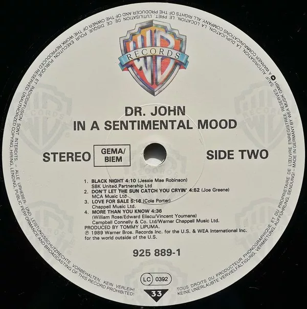 Dr. John - In A Sentimental Mood 4 Dr. John - In A Sentimental Mood - Image 4