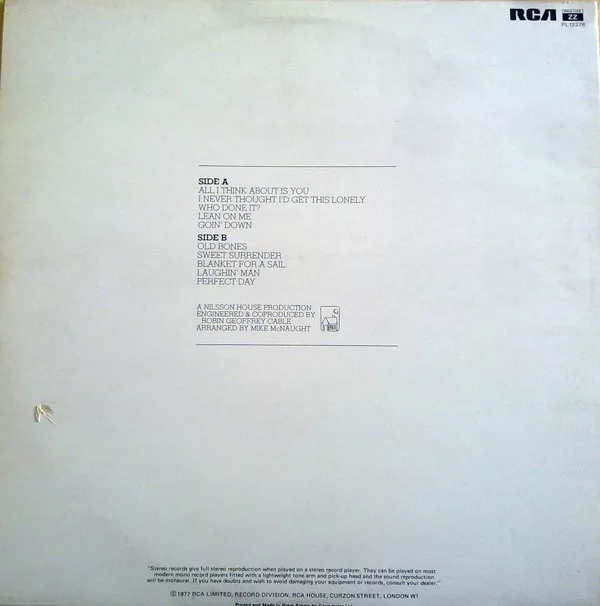 Harry Nilsson - Knnillssonn (UK) 2 Harry Nilsson - Knnillssonn (UK) - Image 2