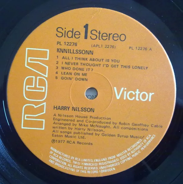 Harry Nilsson - Knnillssonn (UK) 3 Harry Nilsson - Knnillssonn (UK) - Image 3