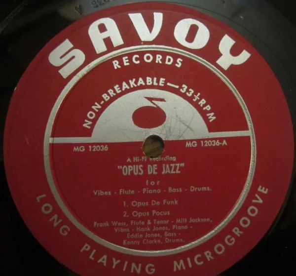 Milt Jackson, Frank Wess, Kenny Clarke, Hank Jones, Eddie Jones - Opus De Jazz 2 Milt Jackson, Frank Wess, Kenny Clarke, Hank Jones, Eddie Jones - Opus De Jazz - Image 2