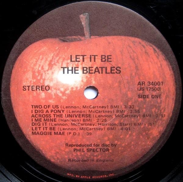 The Beatles Let Be (Red Apple) - Pussycat Records