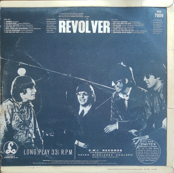 BEATLES REVOLVER UK ORIGINAL 1st PRESS