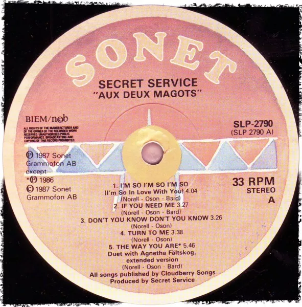 Secret Service - Aux Deux Magots 2 Secret Service - Aux Deux Magots - Image 2