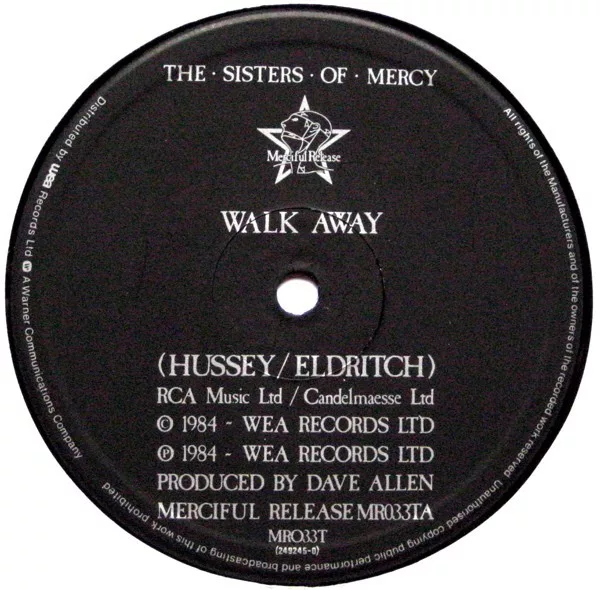 The Sisters Of Mercy - Walk Away (Limited Edition) 3 The Sisters Of Mercy - Walk Away (Limited Edition) - Image 3