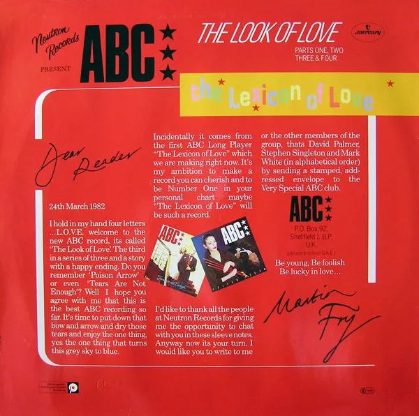 ABC - The Look Of Love (Parts One, Two, Three & Four) 2 ABC - The Look Of Love (Parts One, Two, Three & Four) - Image 2