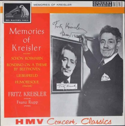 Fritz Kreisler ‎– Memories Of Kreisler