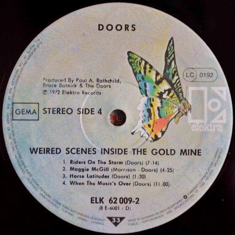 The Doors ‎ Weird Scenes Inside The Gold Mine (Colored Vinyl)