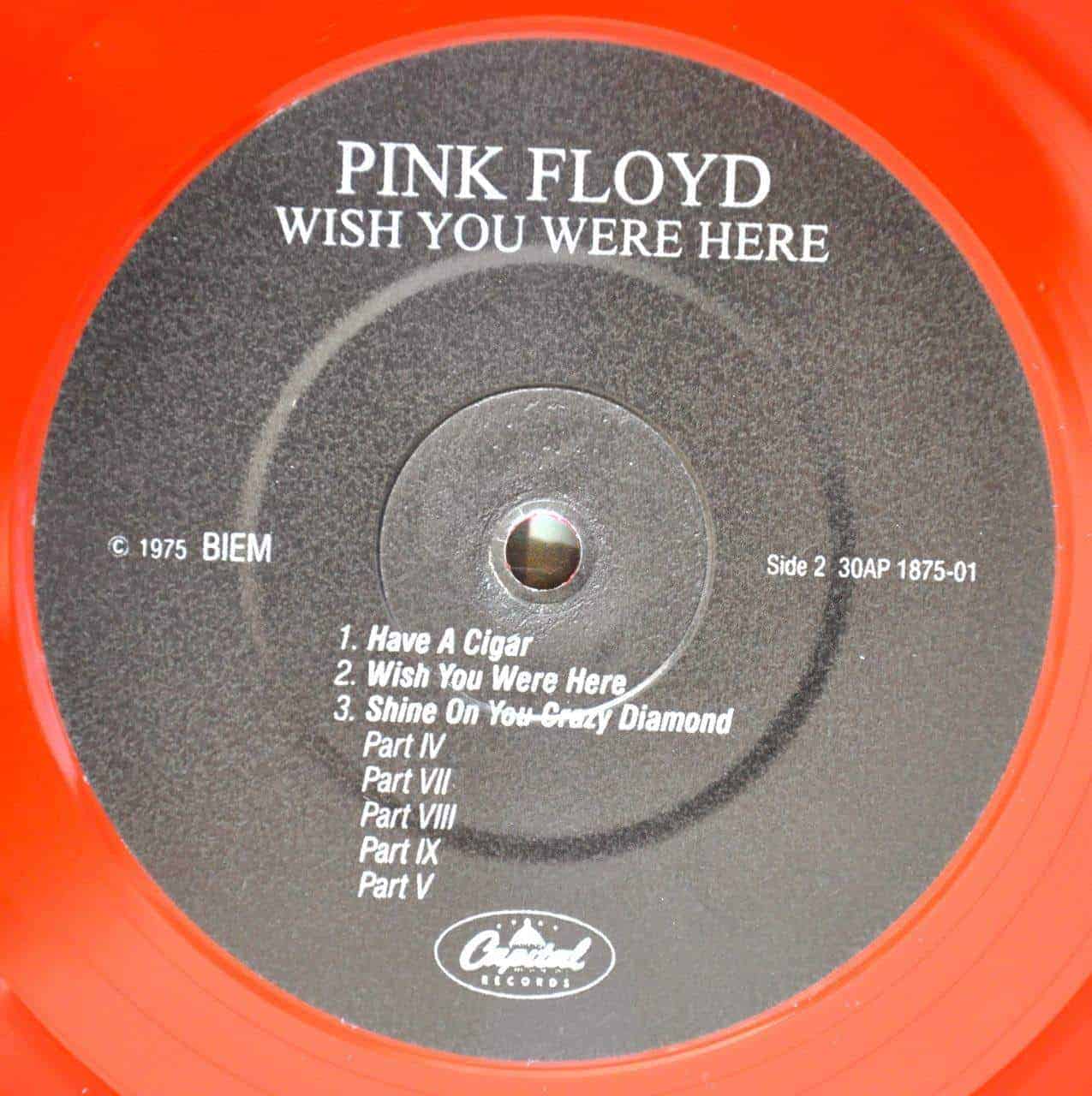 Pink Floyd ‎– Wish You Were Here 