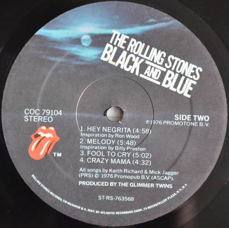 The Rolling Stones ‎– Black And Blue