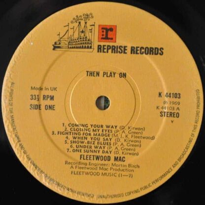 Fleetwood Mac ‎– Then Play On