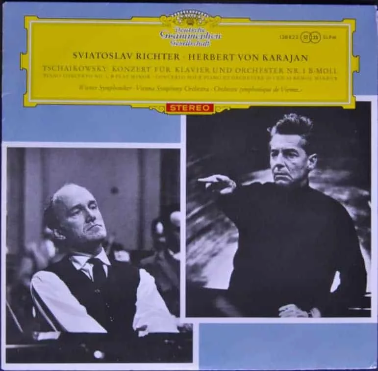Tschaikowsky - Sviatoslav Richter, Herbert Von Karajan, Wiener Symphoniker – Konzert Für Klavier Und Orchester Nr. 1 B-Moll 1 Tschaikowsky - Sviatoslav Richter, Herbert Von Karajan, Wiener Symphoniker – Konzert Für Klavier Und Orchester Nr. 1 B-Moll