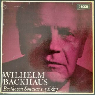 Ludwig Van Beethoven / Wilhelm Backhaus ‎– Beethoven Sonatas 1, 5, 6 & 7