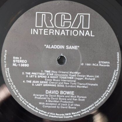 David Bowie ‎– Aladdin Sane