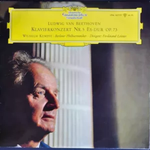 Ludwig van Beethoven, Wilhelm Kempff, Berlin Philharmonics, Conducted By Ferdinand Leitner ‎– Klavierkonzert Nr. 5 Es-Dur Op. 73
