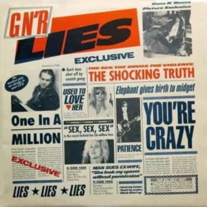 Guns N' Roses ‎– G N' R Lies (Color Vinyl) - Vinyl Pussycat