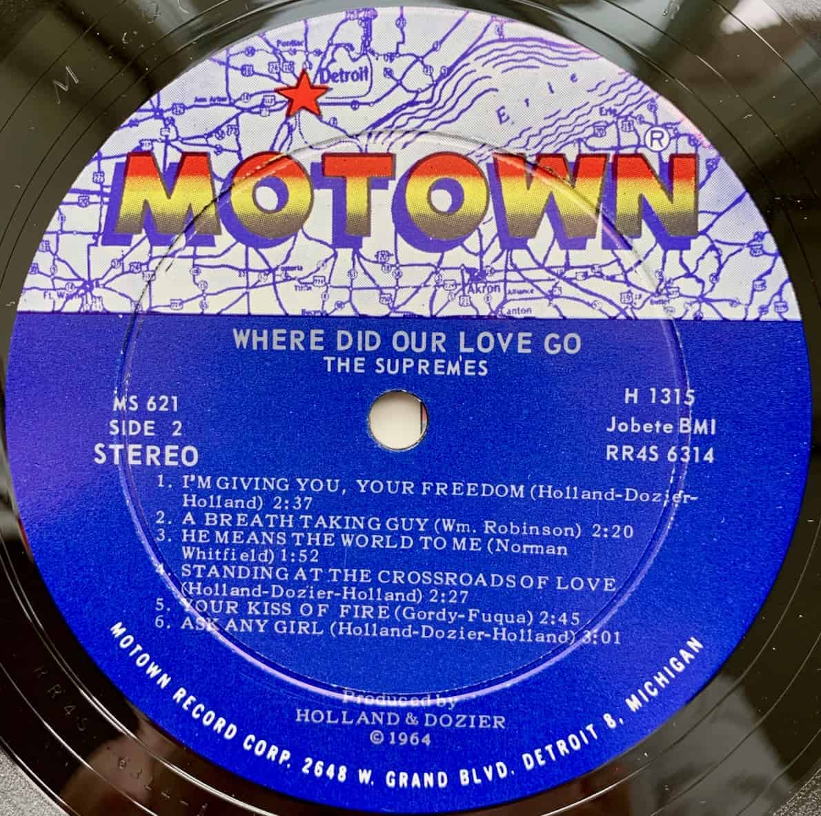 The supremes where did our love go vinyl pussycat records