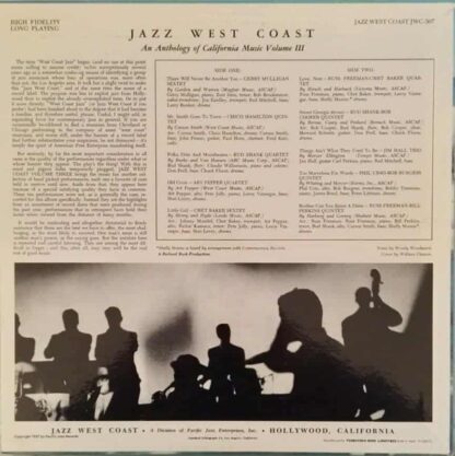 Jazz West Coast Vol. 3 (Japanese Pressing)