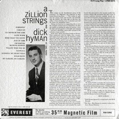 A Zillion Strings / Dick Hyman ‎– A Zillion Strings And Dick Hyman At The Piano