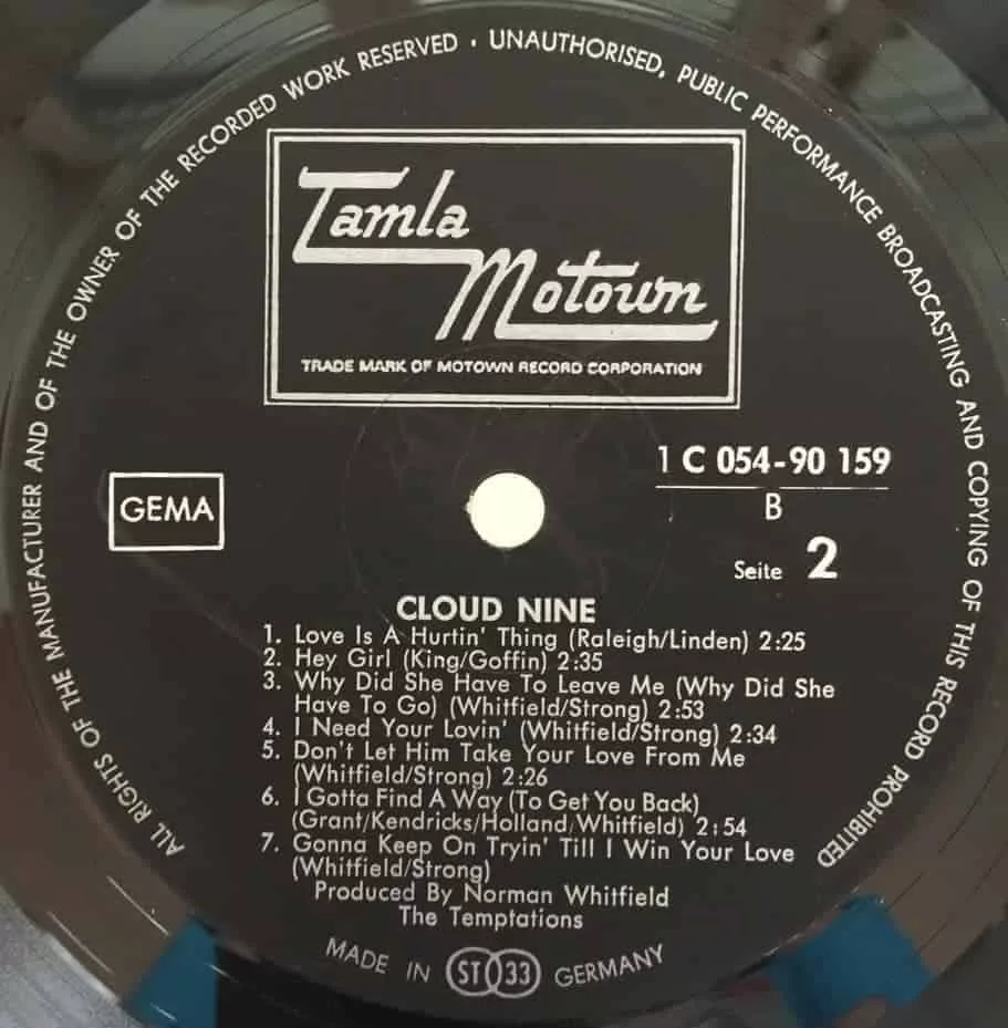The Temptations – Cloud Nine 3 The Temptations – Cloud Nine