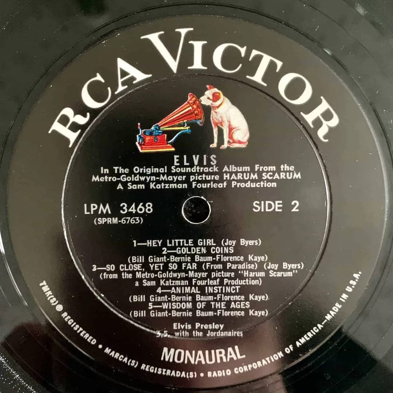 Elvis Presley – Harum Scarum – Vinyl (Hollywood Pressing, LP