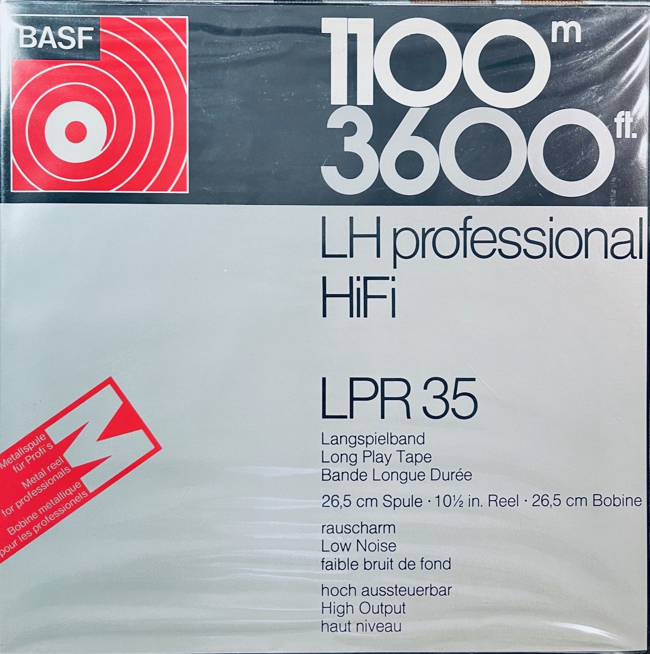 BASF LH Professional 10,5 Reel to Reel Tape