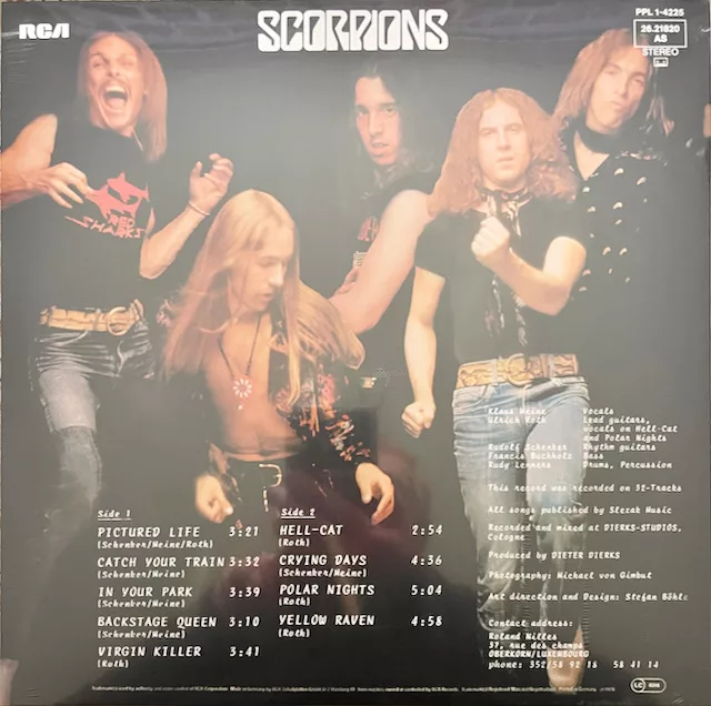 Scorpions – Virgin KiIler (Limited Edition) - Vinyl Pussycat