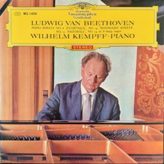 Ludwig van Beethoven, Wilhelm Kempff ‎– Piano Sonata Nr. 8 »Pathétique · Nr. 14 Moonlight Sonata · Nr. 15 Pastorale No. 24 in F-sharp Major (Japanese Pressing)
