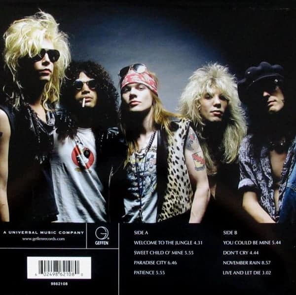 Guns N' Roses ‎– Greatest Hits Vinyl) Vinyl Pussycat Records