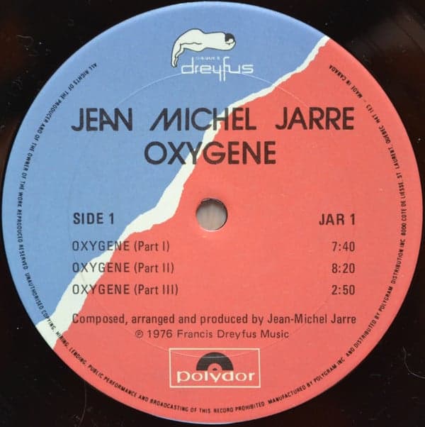 保存版】 JEAN MICHEL JARRE OXYGENE レコード 12インチ