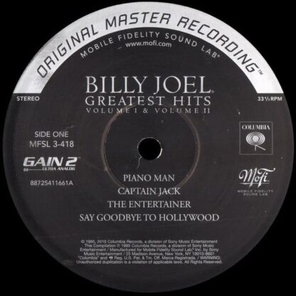 Billy Joel ‎– Greatest Hits Volume I & Volume II (MFSL)