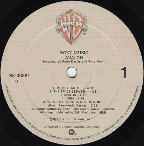 Roxy Music – Avalon 3 Roxy Music – Avalon - Image 3