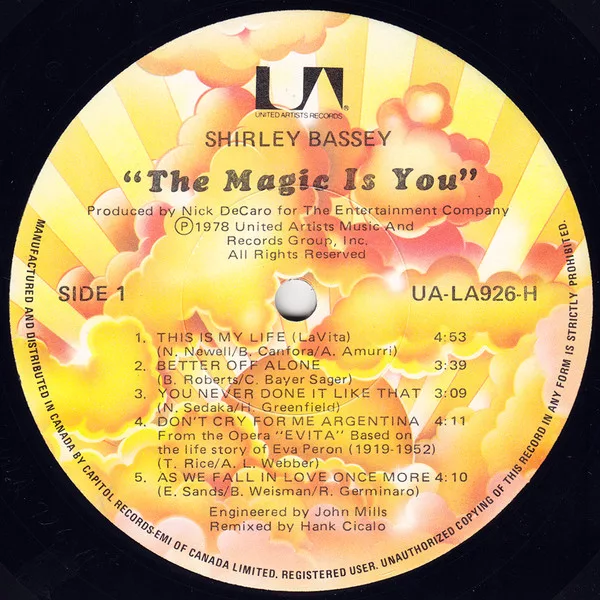 Shirley Bassey - The Magic Is You 3 Shirley Bassey - The Magic Is You - Image 3