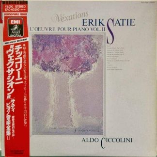 Vexations Erik Satie, Aldo Ciccolini ‎– L 'Oeuvre Pour Piano, Vol. II