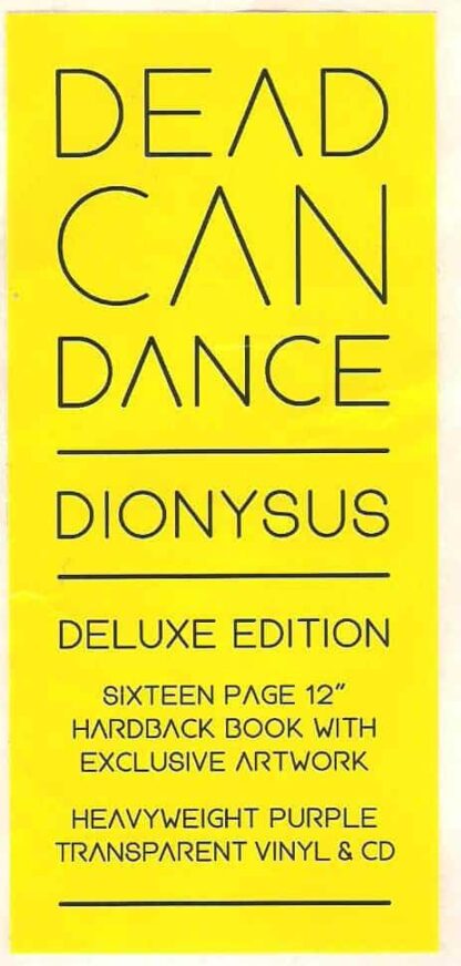 Dead Can Dance ‎– Dionysus (Deluxe Edition)
