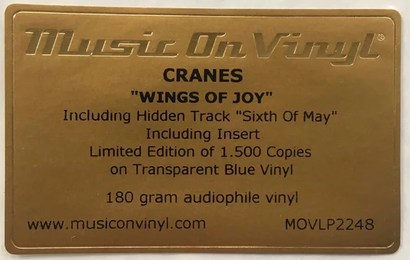 Cranes - Wings Of Joy (Limited Edition) 4 Cranes - Wings Of Joy (Limited Edition) - Image 4