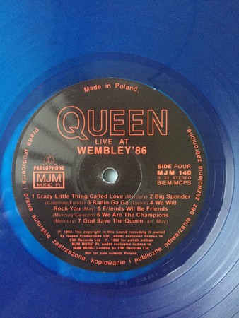 umoral lys s forhindre Queen – Live At Wembley '86 (Limited Edition) - Vinyl Pussycat Records