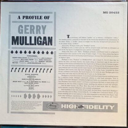 Gerry Mulligan ‎– A Profile Of Gerry Mulligan