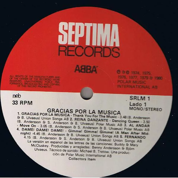 ABBA - Gracias Por La Musica 4 ABBA - Gracias Por La Musica - Image 4