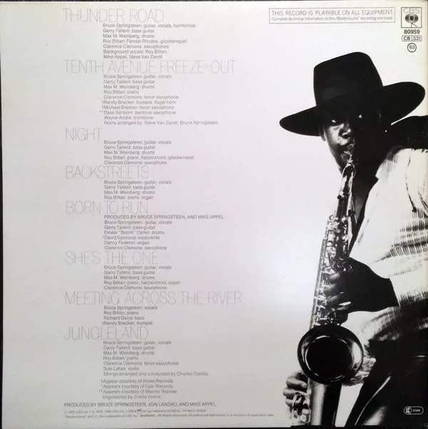 洋楽 bruce springsteen born to run (RARE!!) Bruce Springsteen Born To Run MISPRINT W/ Sticker RARE