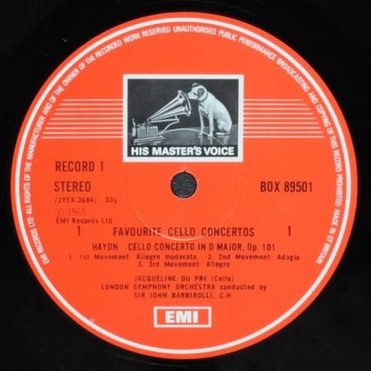Jacqueline du Pré - Favourite Cello Concertos, Dvořák, Elgar, Haydn, Schumann