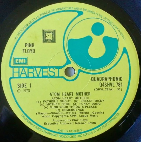 Pink Floyd - Atom Heart Mother (Quad) 4 Pink Floyd - Atom Heart Mother (Quad)