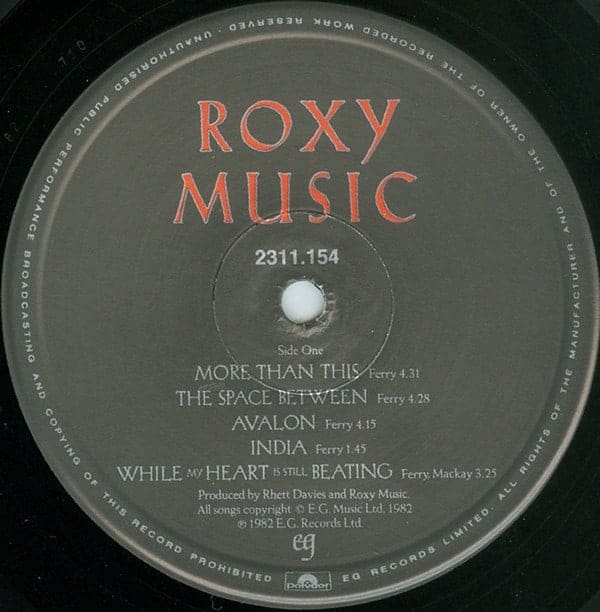 Totally Vinyl Records || Roxy Music Love Is The Drug (live), 55% OFF
