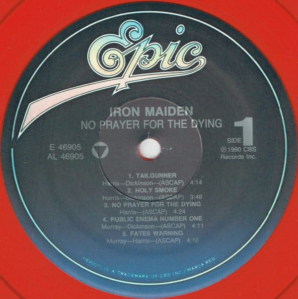 Iron Maiden No Prayer For The Dying (Red Vinyl) Vinyl Pussycat Records Iron Maiden No Prayer For The Dying (Red Vinyl) Vinyl Pussycat Records