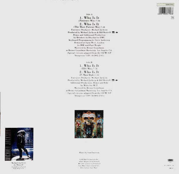 Michael Jackson - Who Is It - Vinyl Pussycat Records