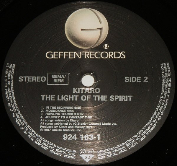 miste dig selv At passe Bermad Kitaro - The Light Of The Spirit - Vinyl Pussycat Records