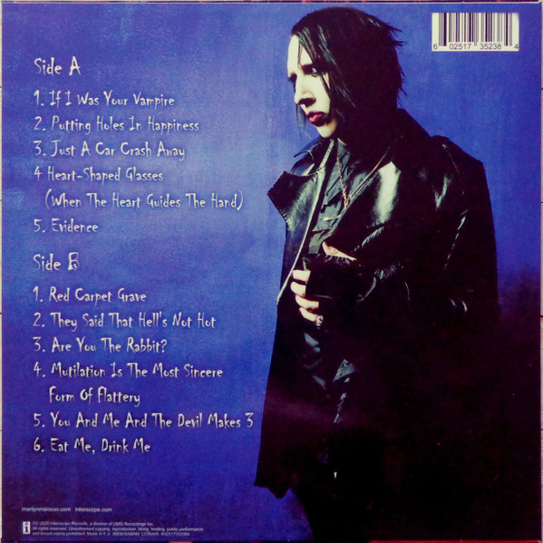 Marilyn Manson Eat Me, Drink Me (Limited Edition) Vinyl Pussycat Records
