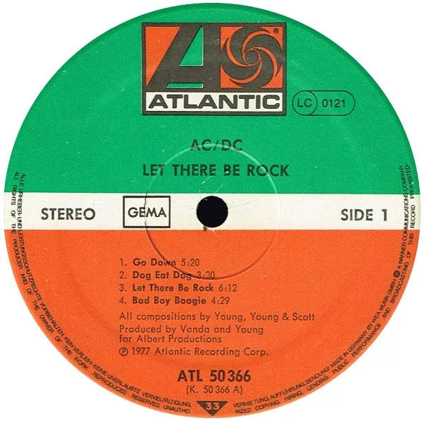 AC/DC - Let There Be Rock - Vinyl Pussycat Records